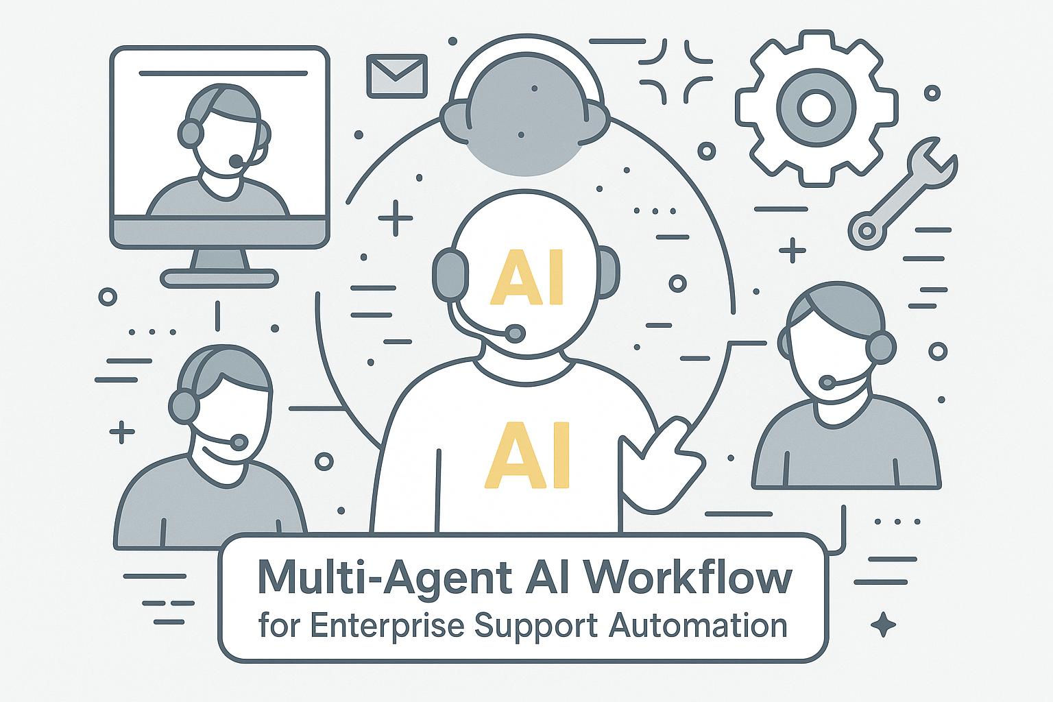 Multi-Agent AI Workflow for Enterprise Support Automation